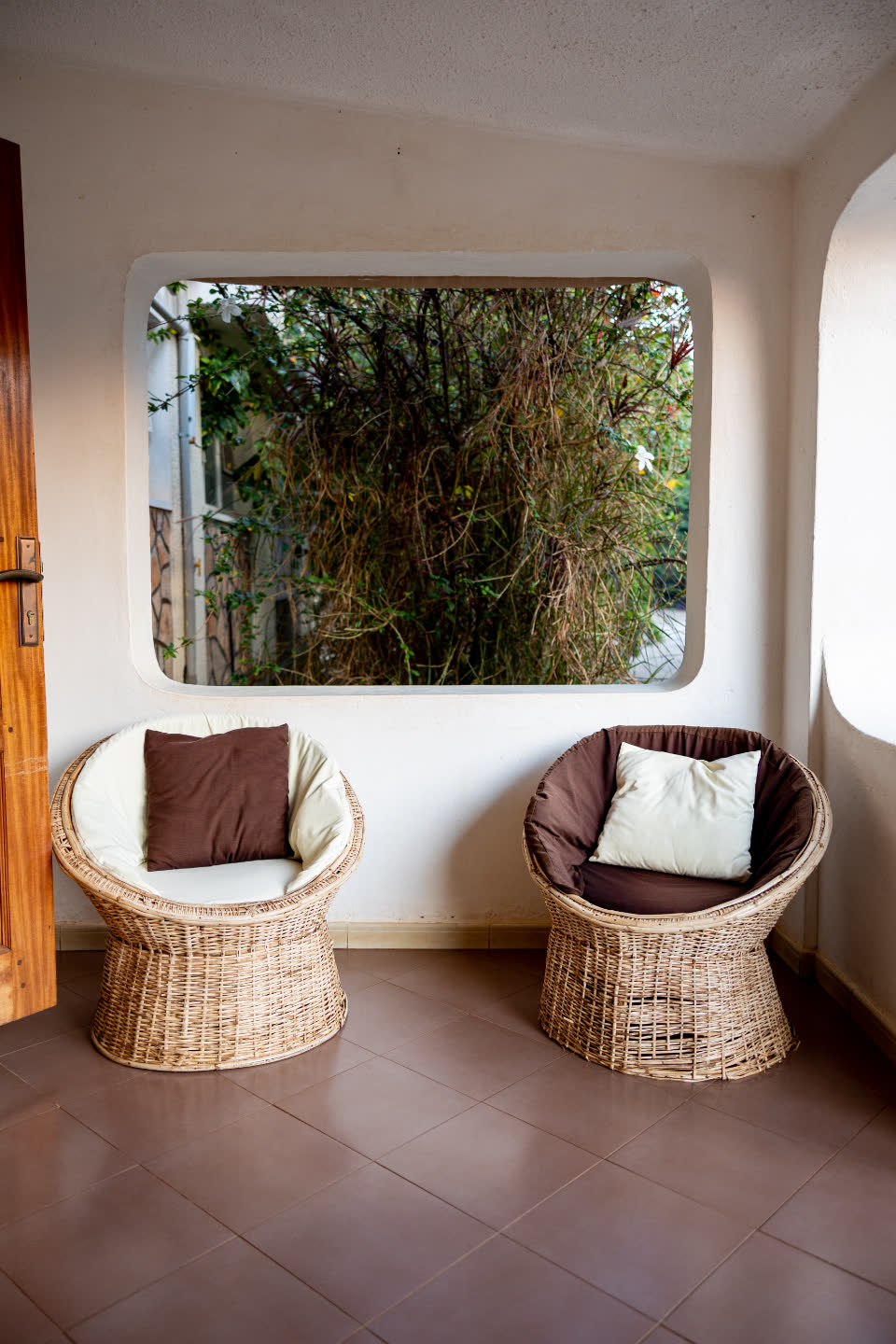 Nest Wicker Basket Chairs (pair) - chairs