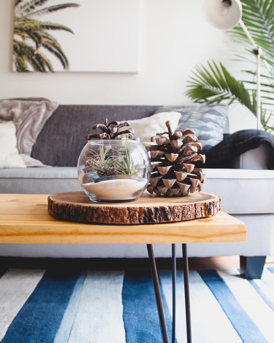 Cedar Live-Edge Coffee Table - tables