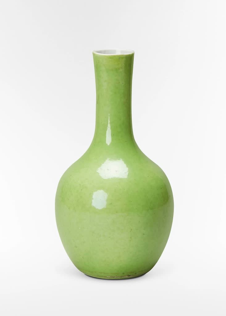 Lime Bottle Vase - decor